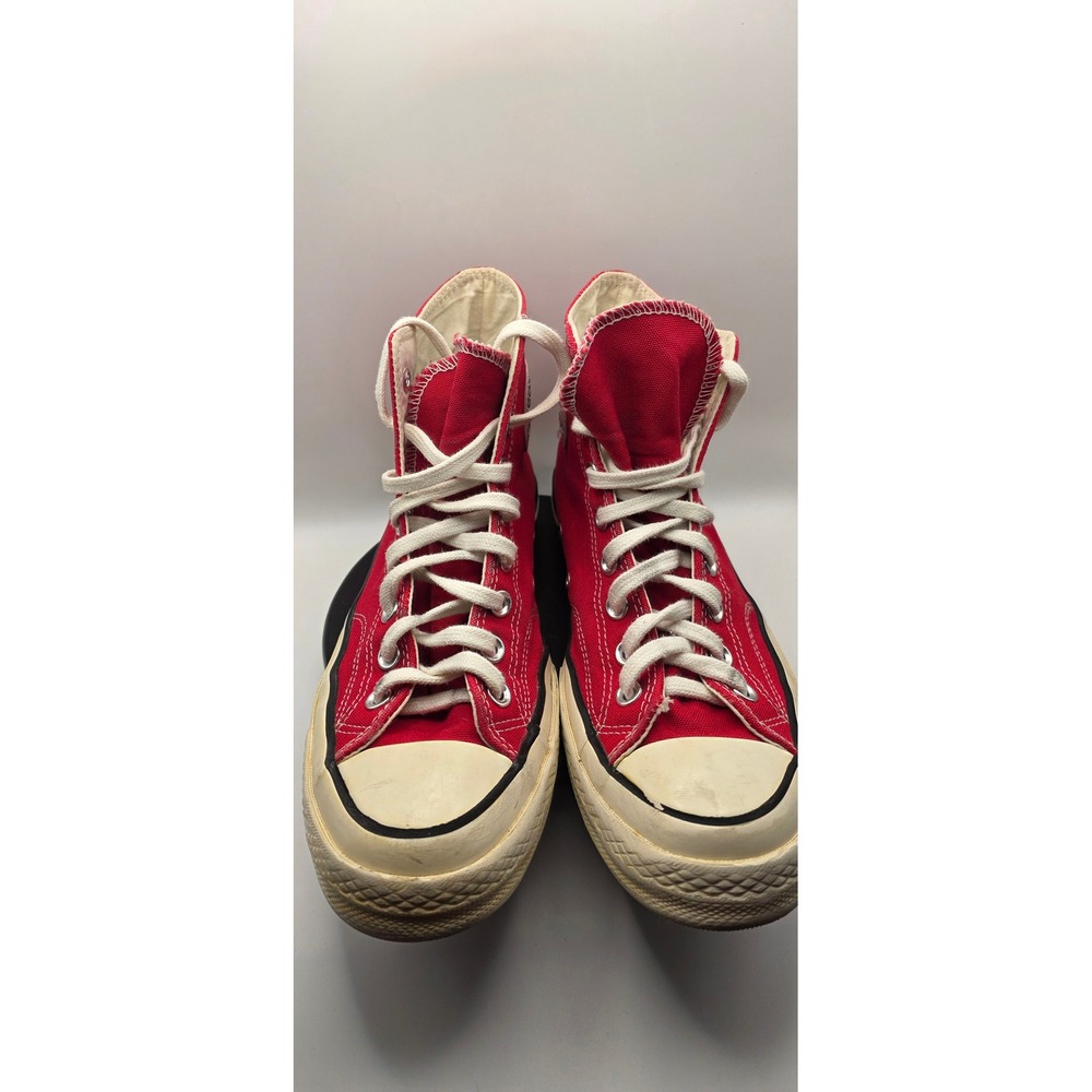 Converse Chuck 70 Hi Red Canvas High Top Sneakers 164944C Mens 8 Womens 10